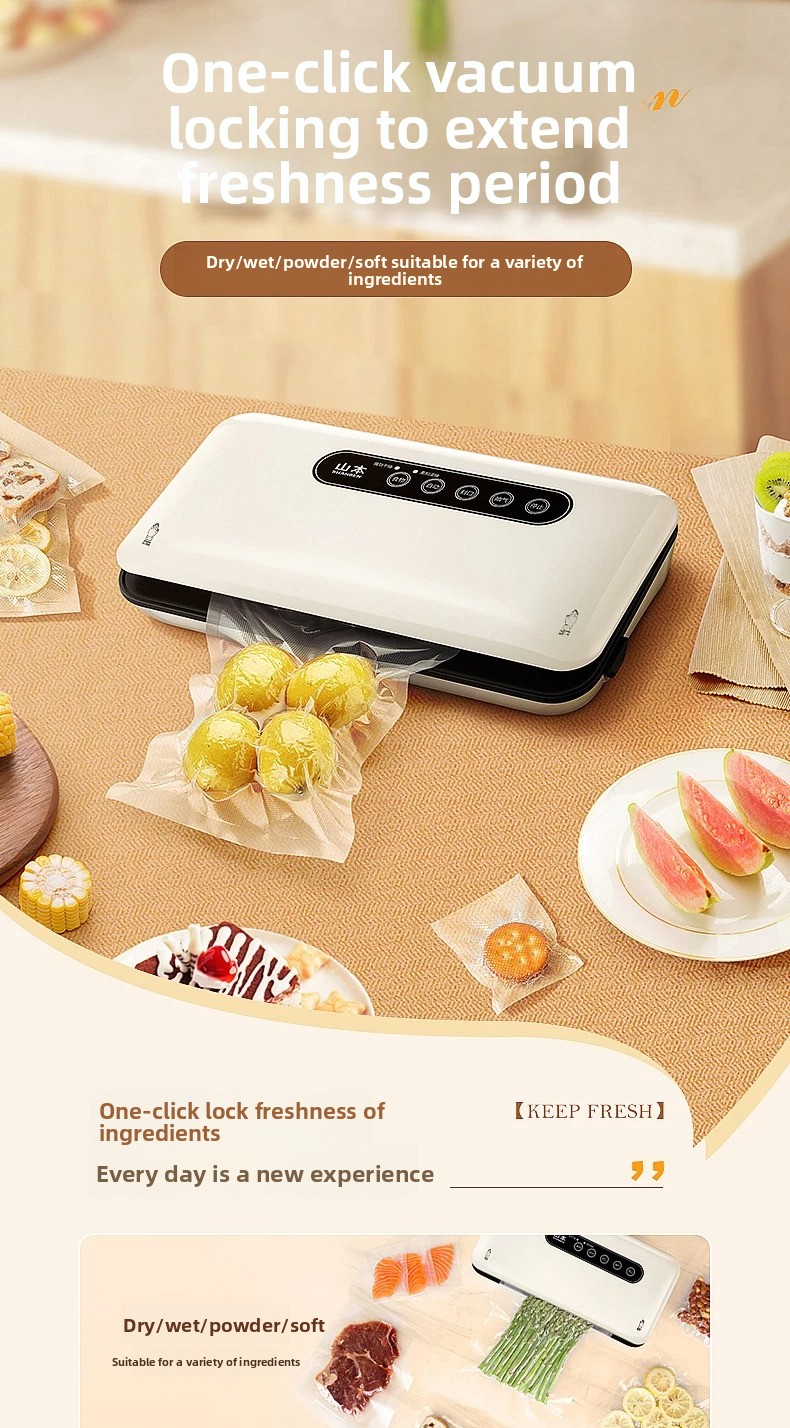 Food With Snacks - Mini Selladora al Vacío Automática para