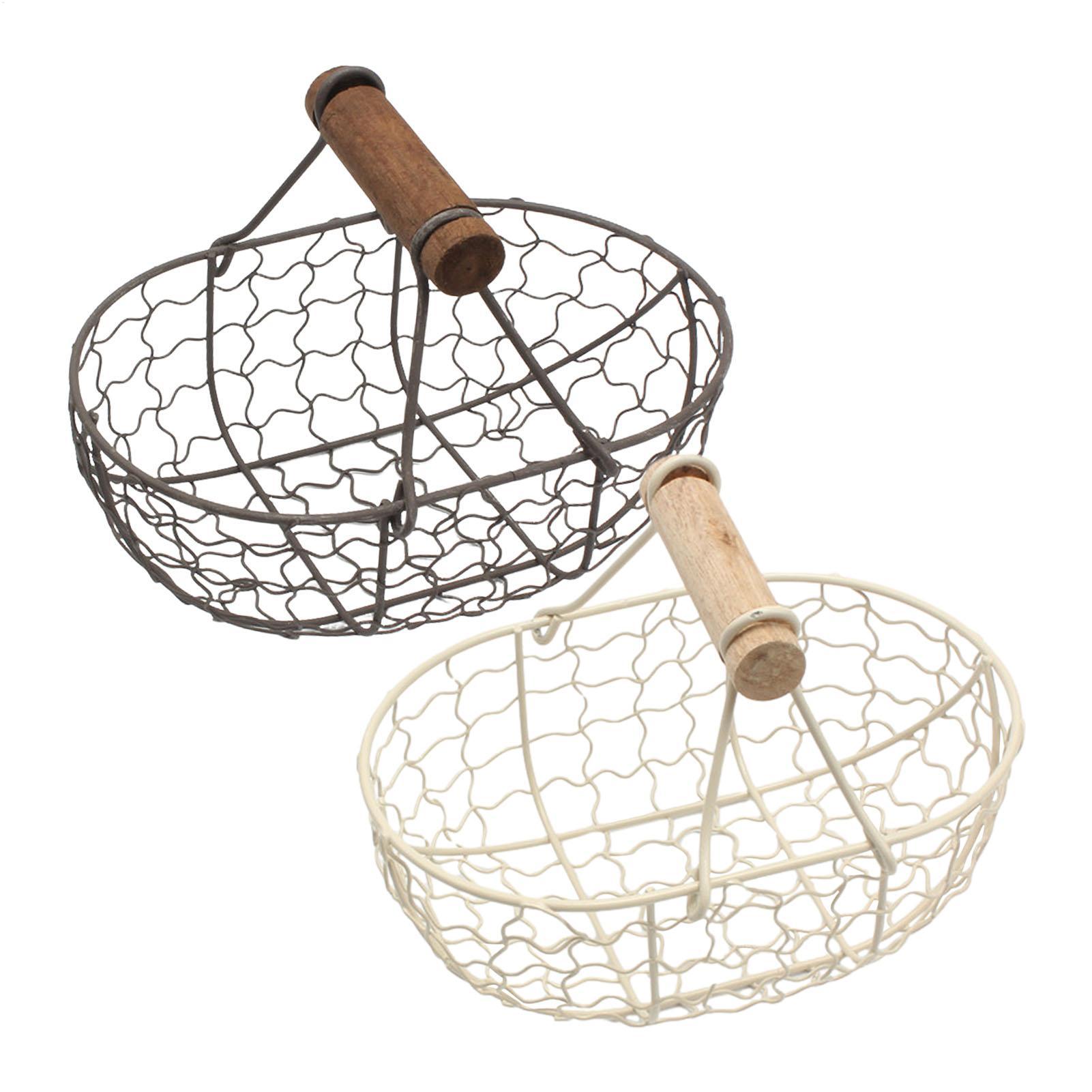 Food Snacks With Iron - Cesta de almacenamiento de hierro con