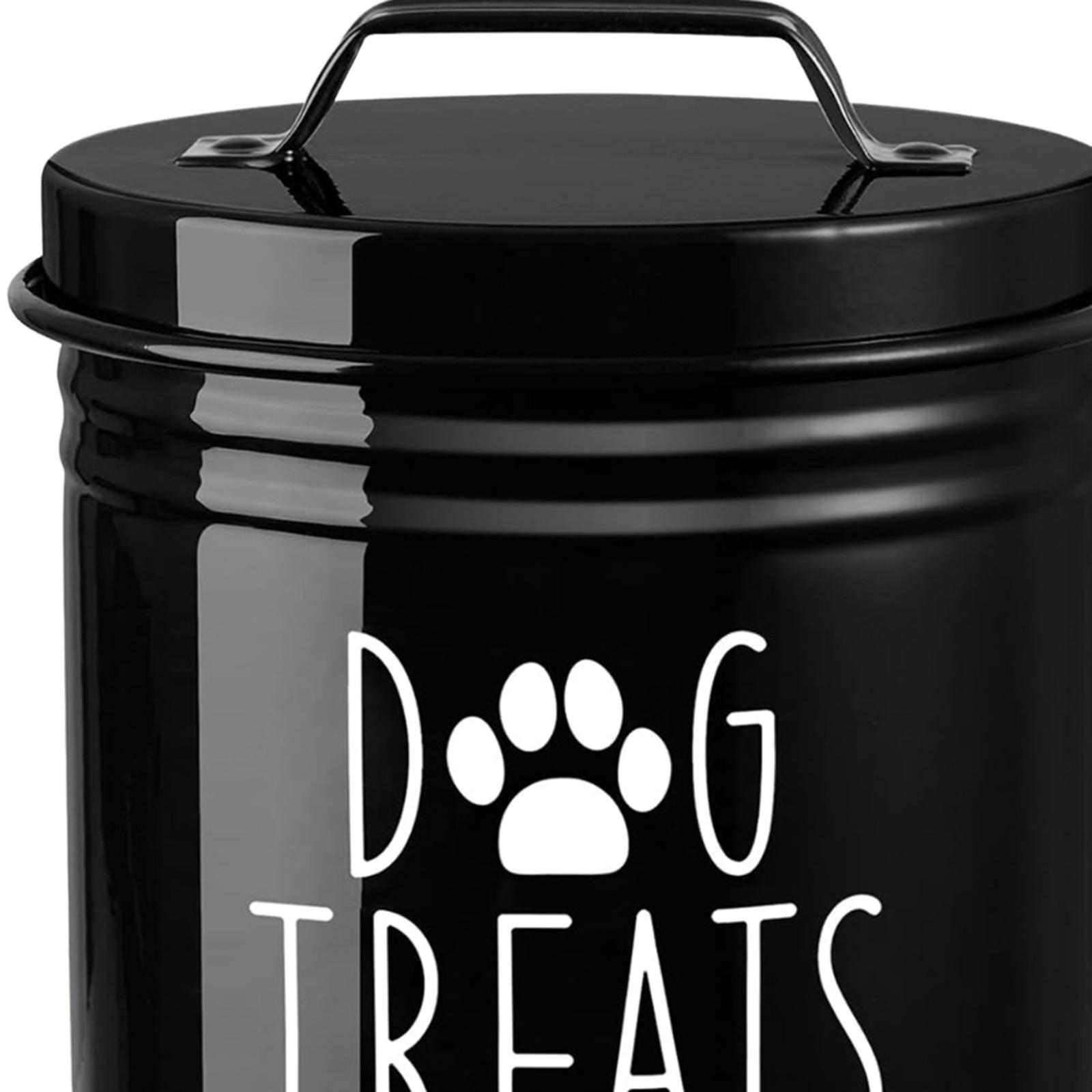 Food Snacks Easy - Recipiente Metálico para Galletas de Perro,