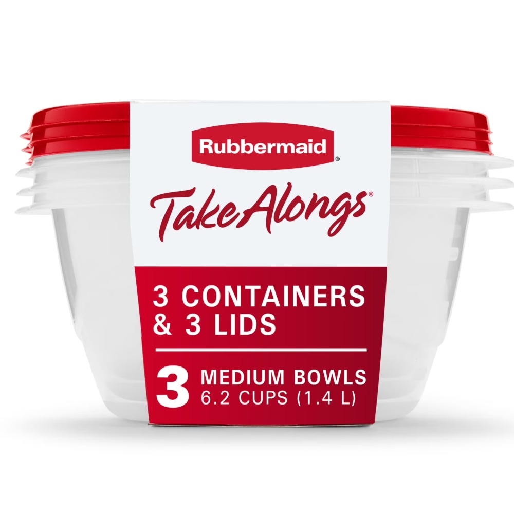 Dry Food Snacks - Recipientes Redondos Grandes para Almacenamiento de