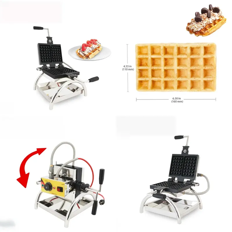 Food E Snacks - Máquina para Hacer Waffles de Burbuja,