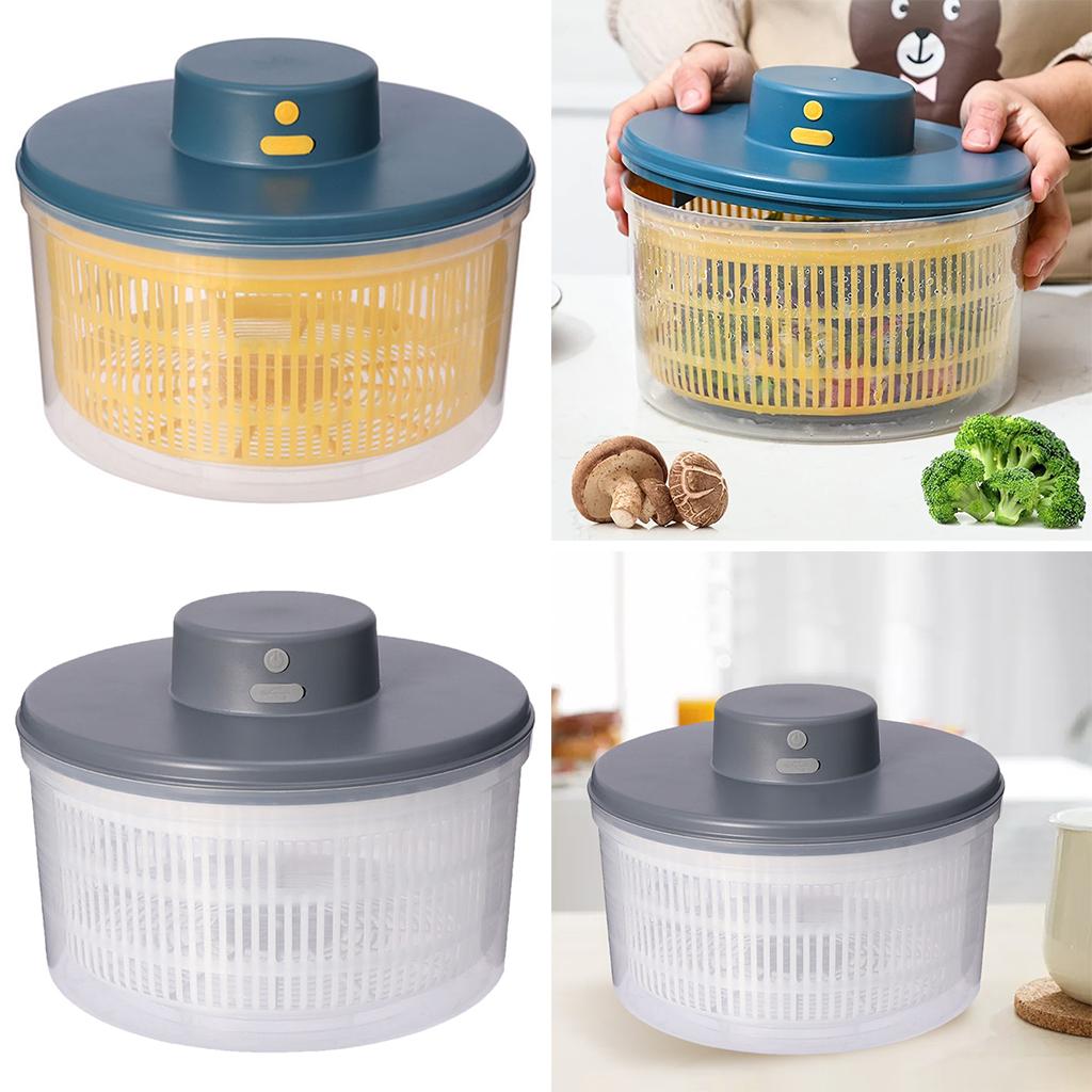 Dry Food Snacks - Práctica Centrifugadora Eléctrica para Ensaladas, Secado