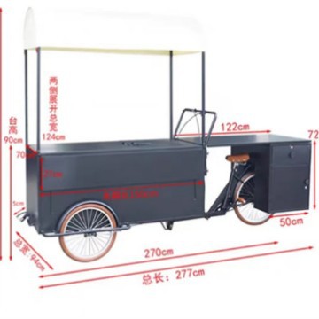 Food Snacks With Iron - Carro de refrigerios móvil personalizable, puesto