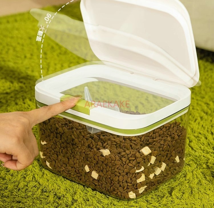 Dry Food Snacks - Cubo de almacenamiento de comida para