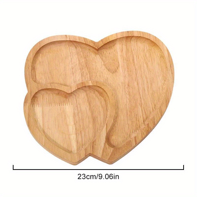 Plato de madera con forma de c - Dry Food Snacks reseña y precio