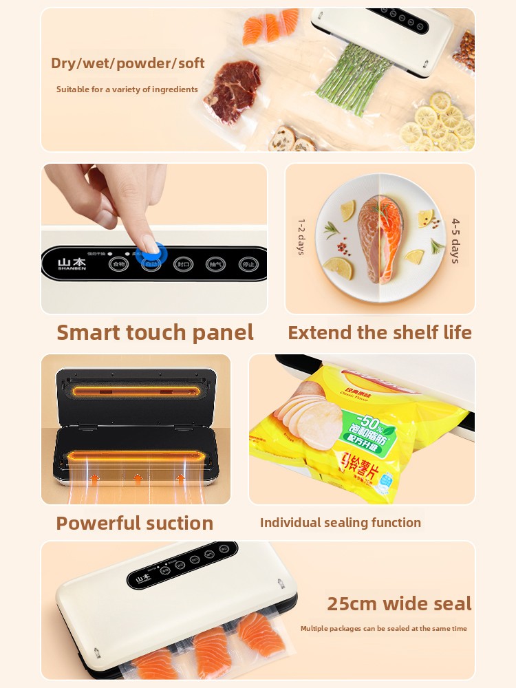 Mini Selladora al Vacío Automá - Food With Snacks reseña y precio