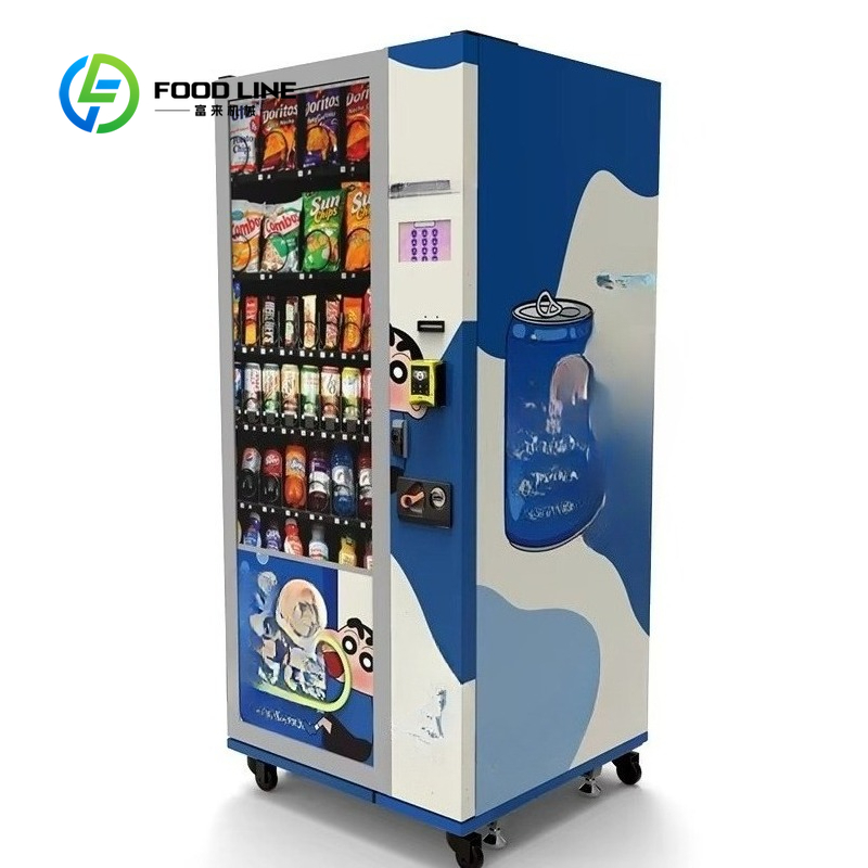 Máquina expendedora combinada  - Food Snacks Business Ideas reseña y precio