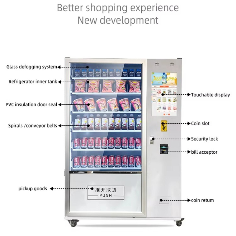 Máquina expendedora de autoser - Food Snacks Items reseña y precio