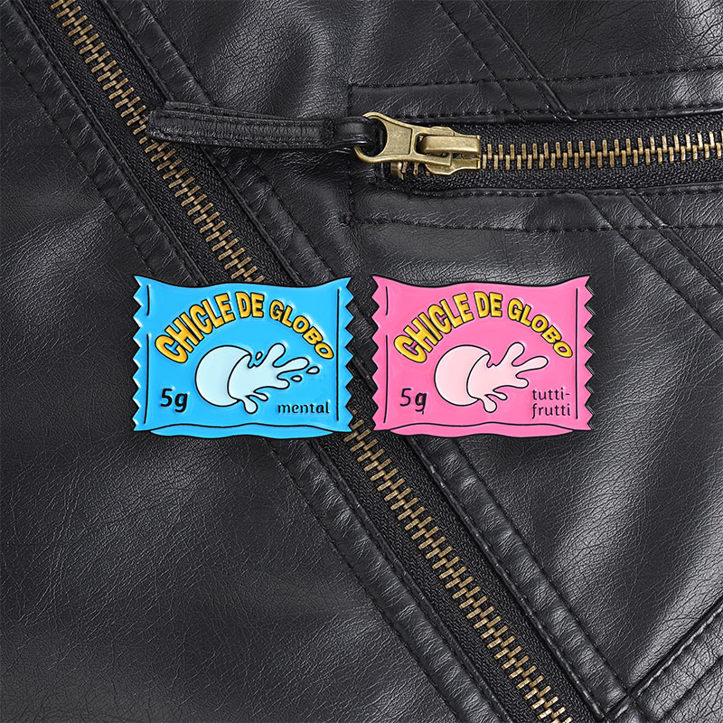 Broche de doble diseño con dis - Food Snacks In Spanish reseña y precio