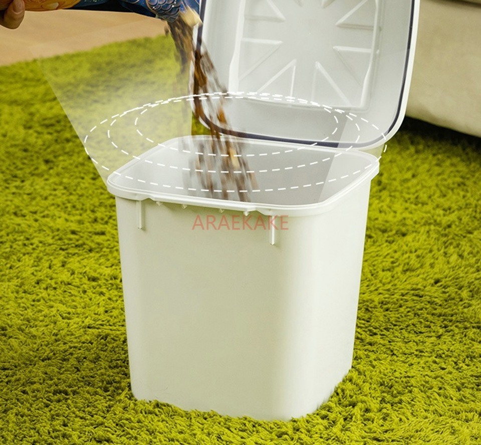 Cubo de comida para gatos, alm - Dry Food Snacks reseña y precio