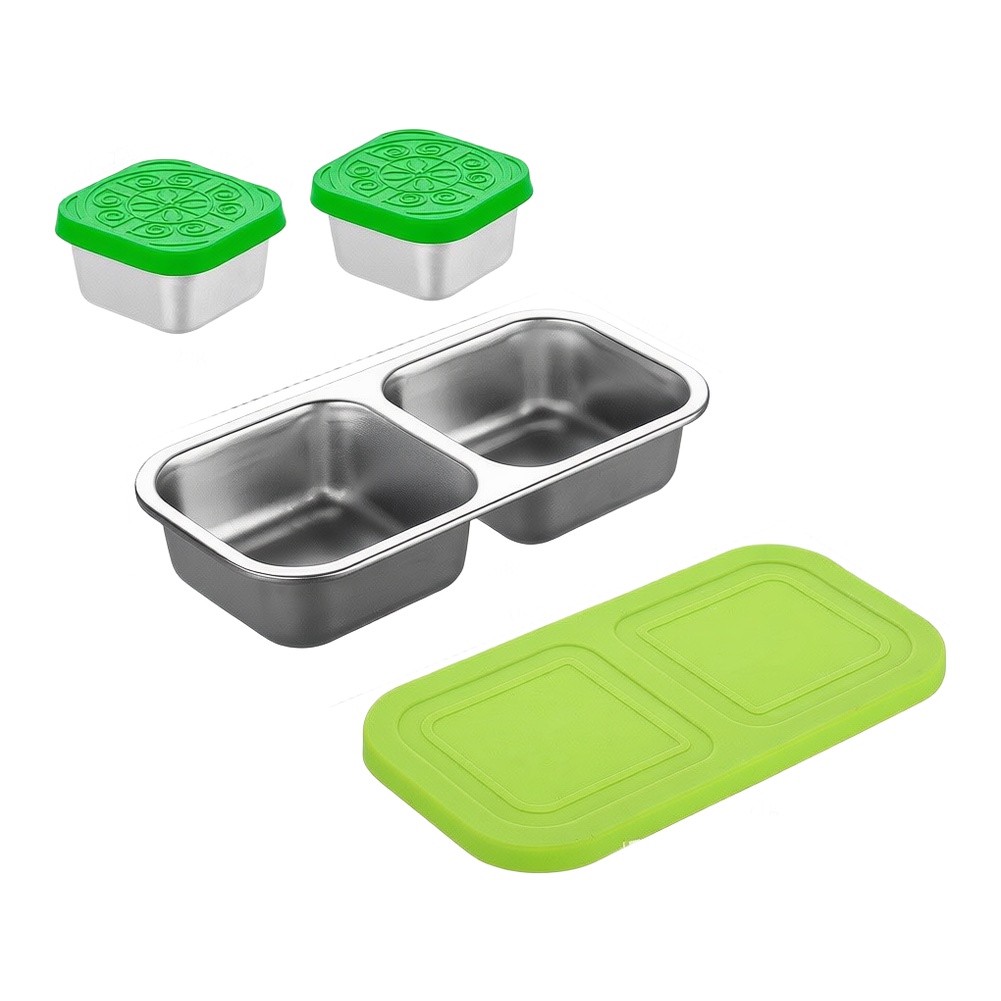 Contenedores de acero inoxidab - Food Snacks Easy reseña y precio