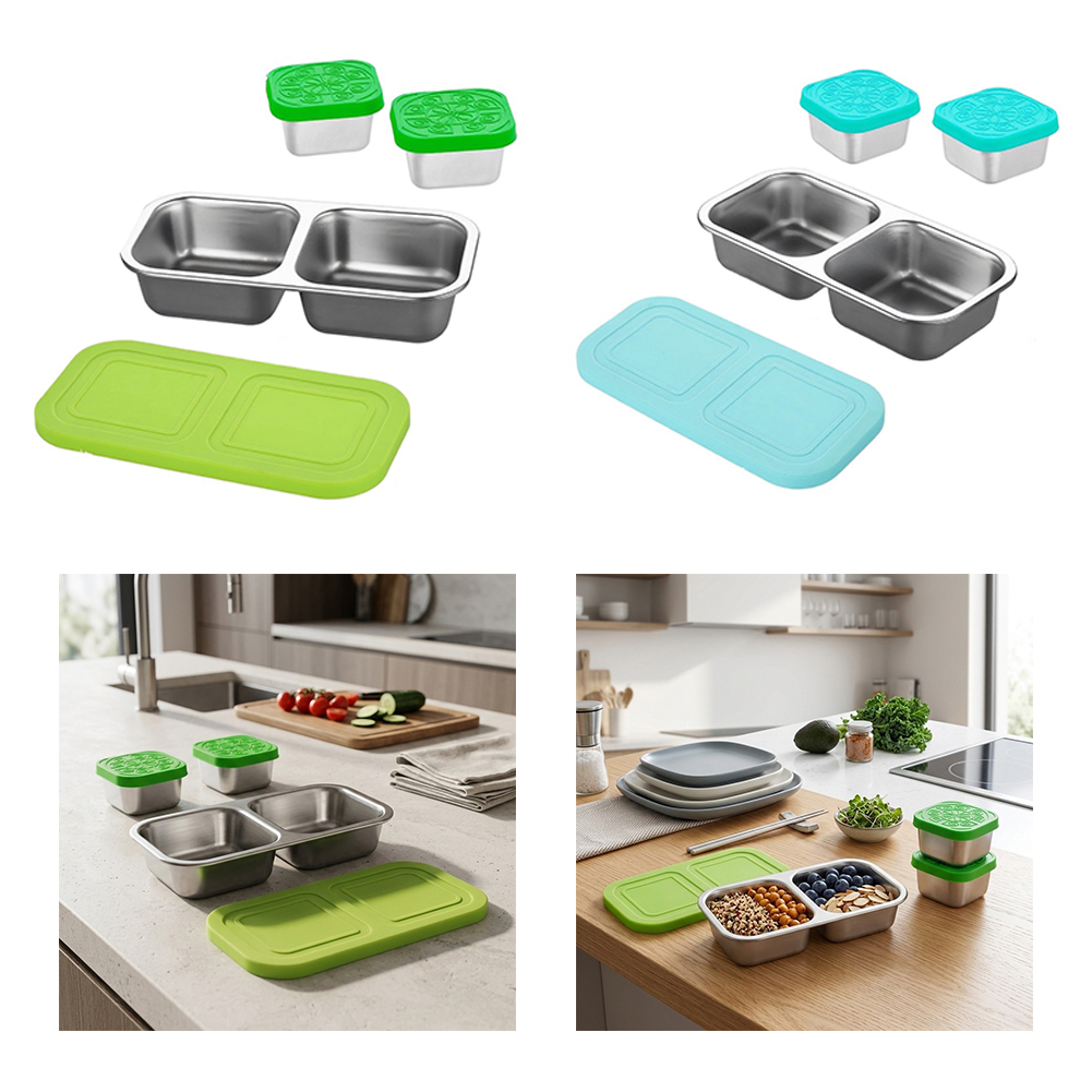 Contenedores de acero inoxidab - Food Snacks Easy reseña y precio