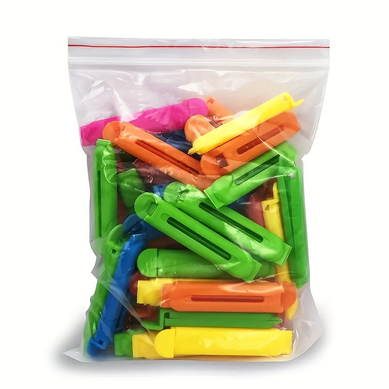 30 clips multicolores para sel - Dry Food Snacks reseña y precio