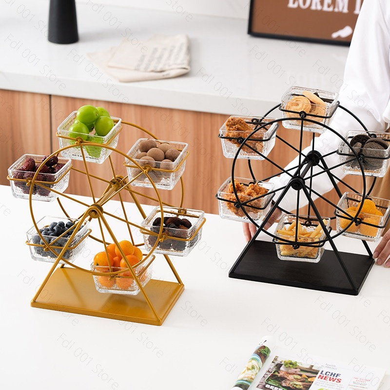 Expositor giratorio tipo noria - Food Snacks With Iron reseña y precio