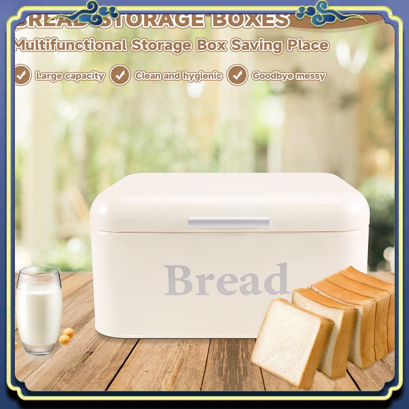 Caja de pan vintage de hierro, - Food E Snacks reseña y precio