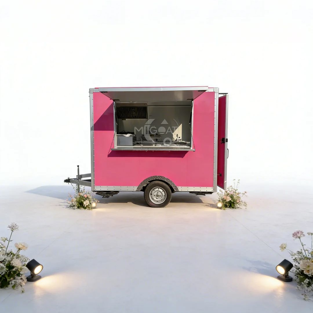 Camión de Comida Móvil Rosa de - Food E Snacks reseña y precio