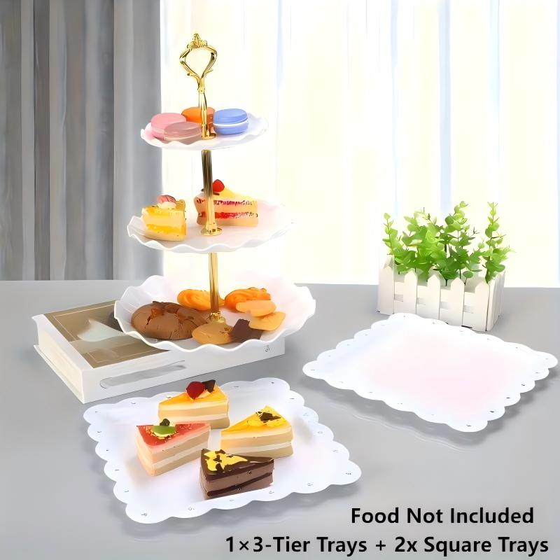 Juego de bandejas decorativas  - Food Snacks Easy reseña y precio