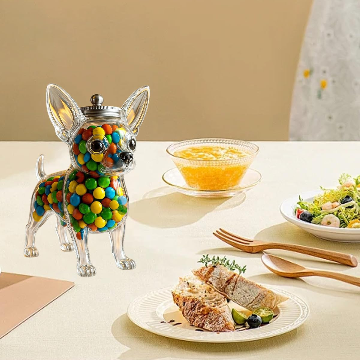 Contenedor con forma de Chihua - Food Snacks For Christmas reseña y precio