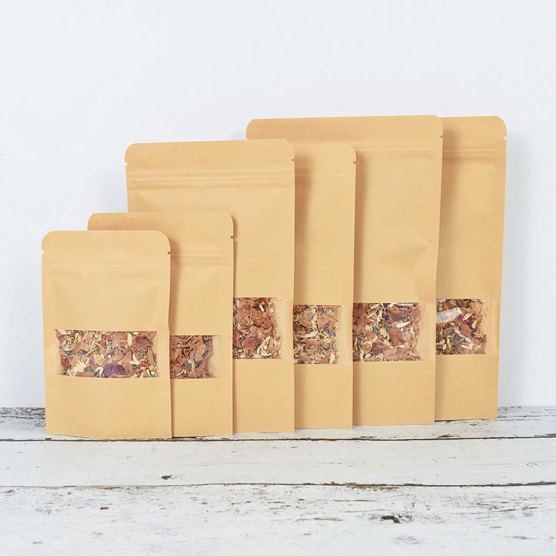 Bolsas de papel Kraft con cier - Food Snacks For Christmas reseña y precio