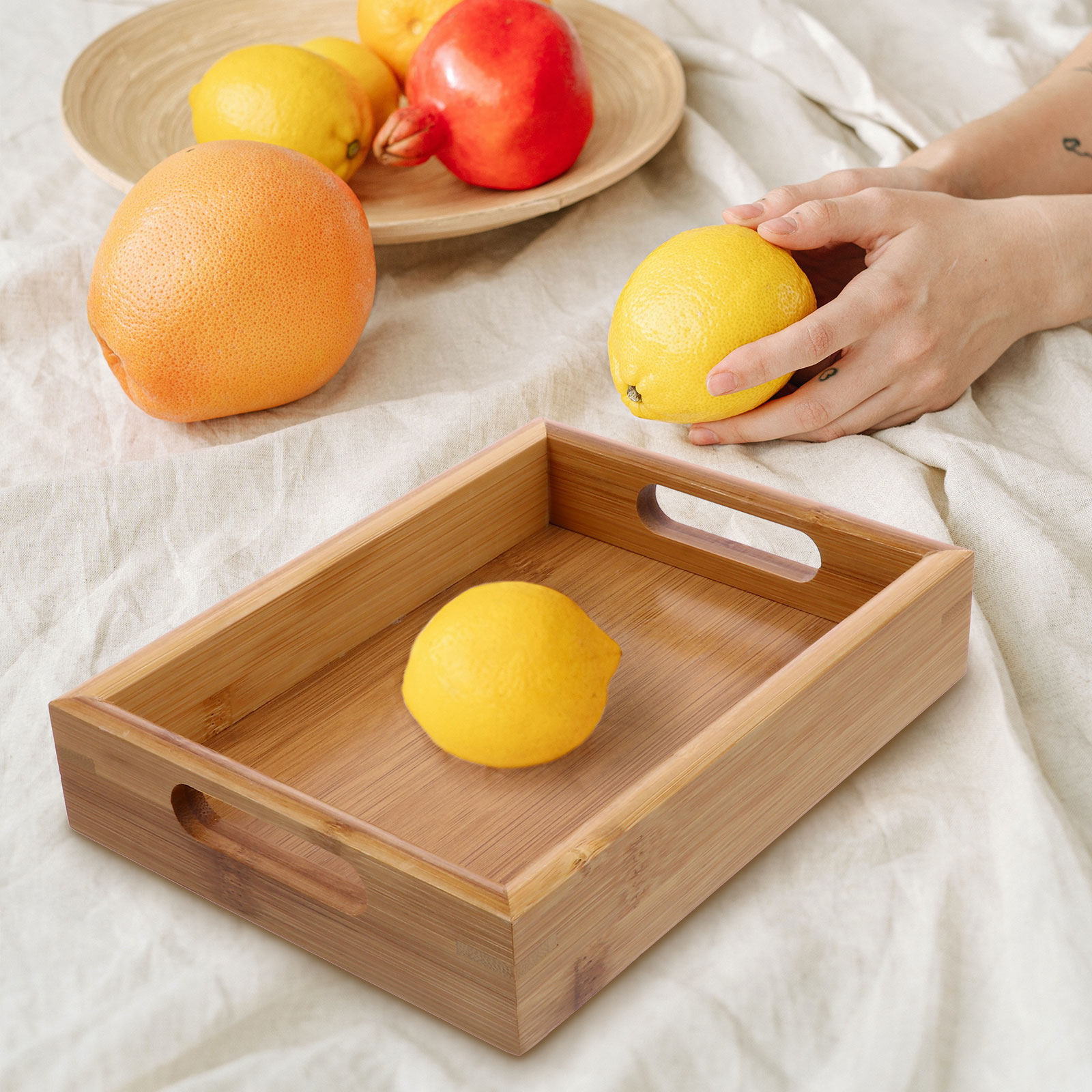 Bandeja rectangular portátil d - Food Snacks Easy reseña y precio