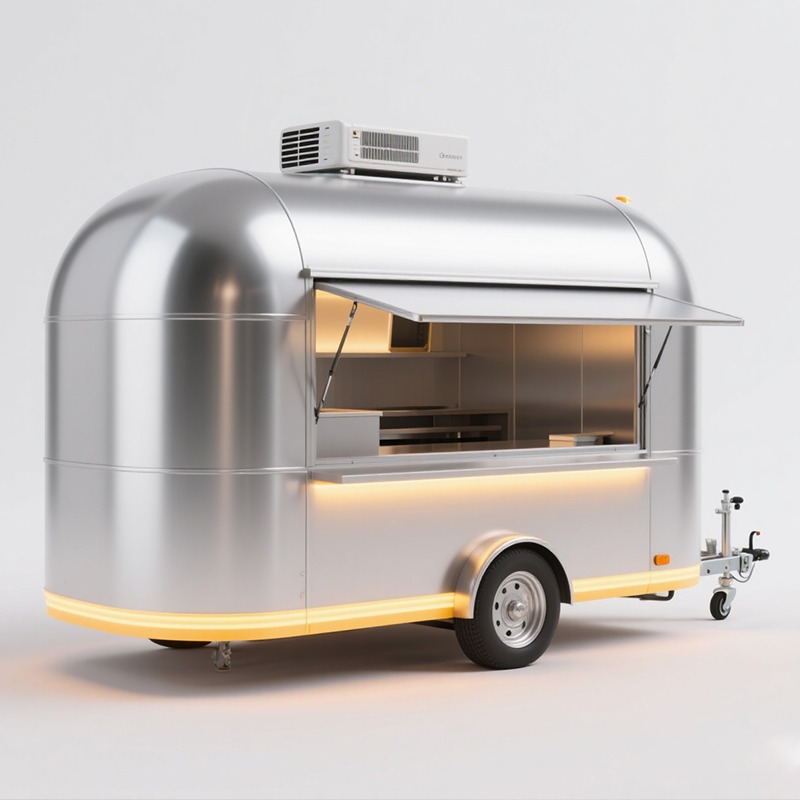 Carrito de Comida Móvil con Ru - Food Snacks Easy reseña y precio