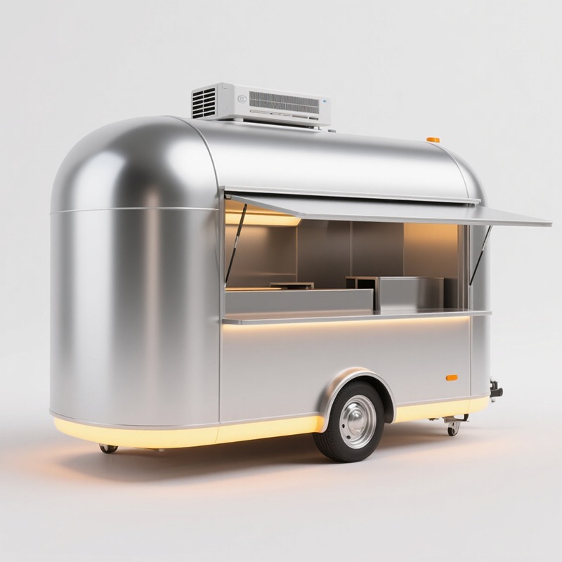 Carrito de Comida Móvil con Ru - Food Snacks Easy reseña y precio