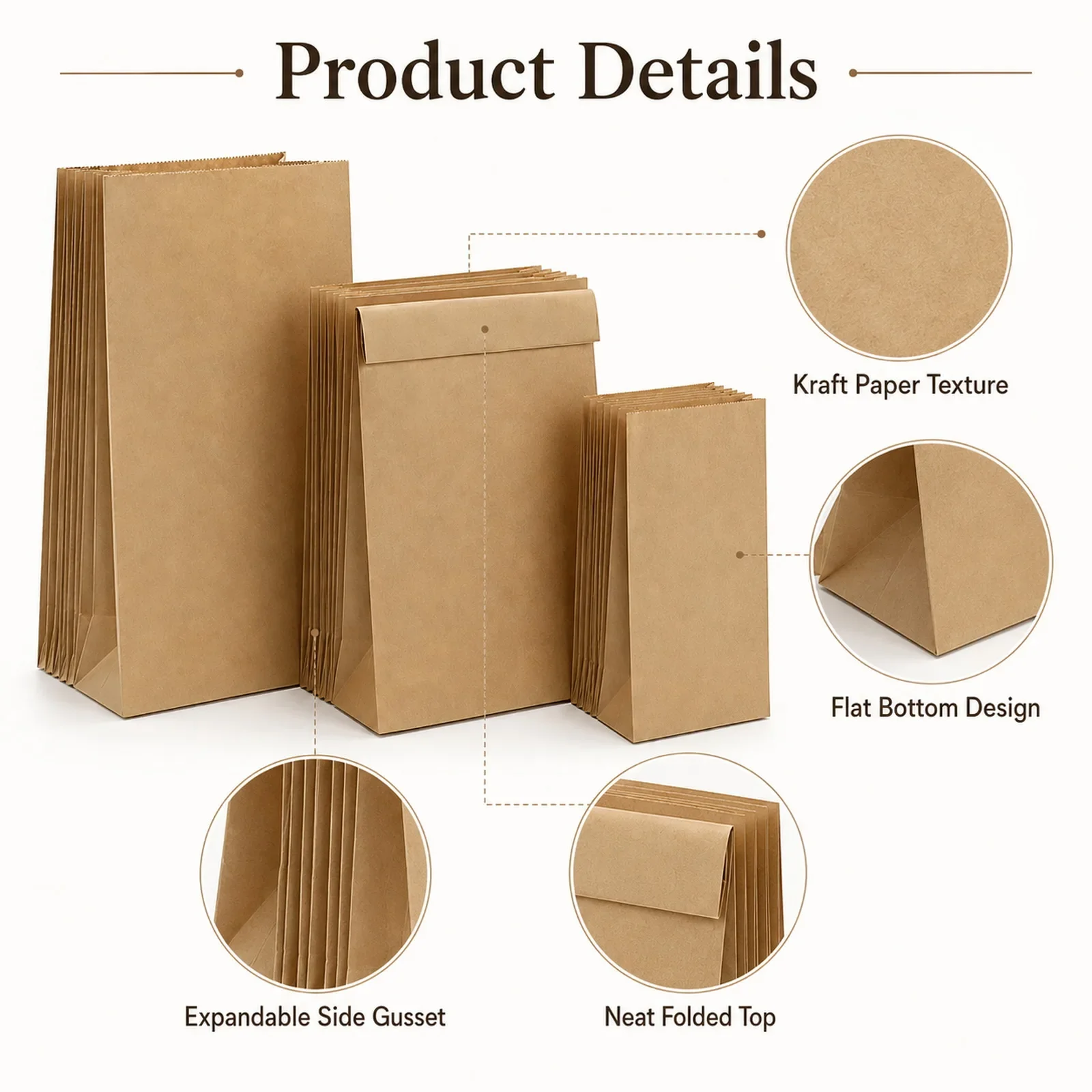 10-30 Bolsas Pequeñas de Papel - Food Snacks For Christmas reseña y precio