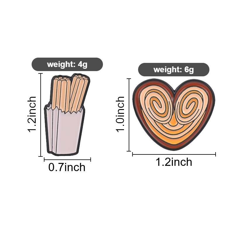 Pin Esmaltado de Churros en Es - Food Snacks In Spanish reseña y precio